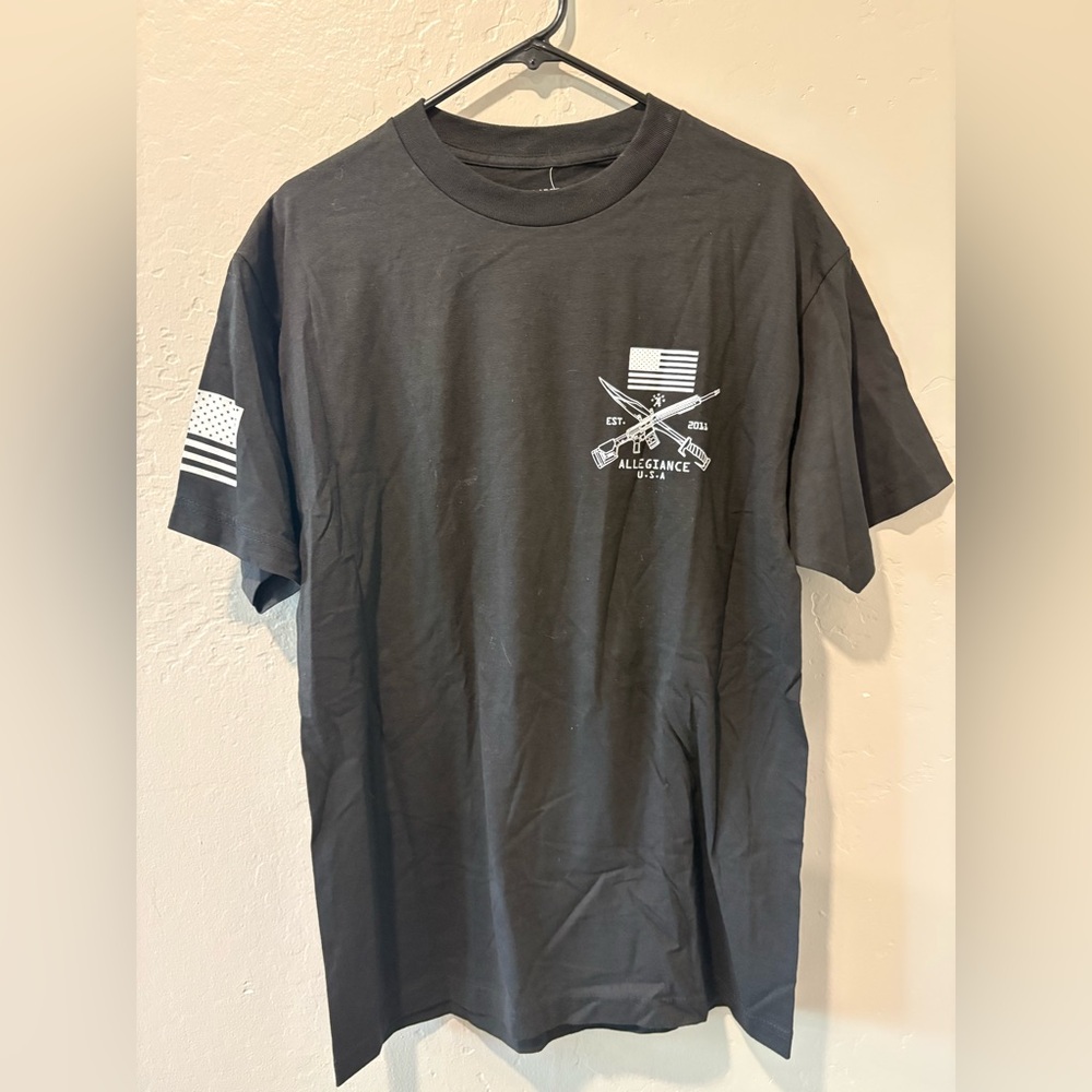 Allegiance Black U.S.A Short Sleeve